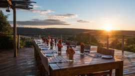 Amakhala Game Reserve Woodbury Tented Camp Main Deck View