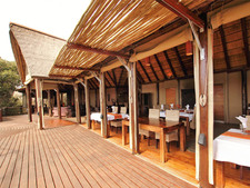 South African Game Reserve Bush Lodge Dining