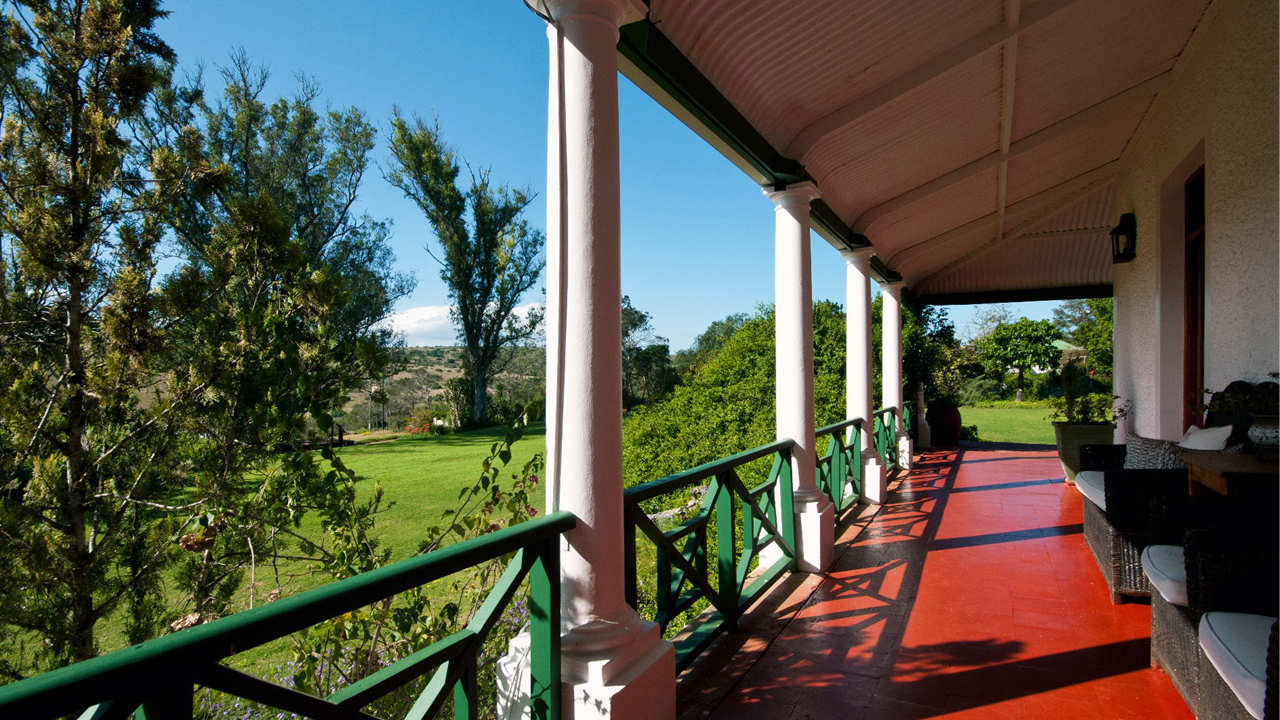 Amakhala Game Reserve Leeuwenbosch Country House Patio View