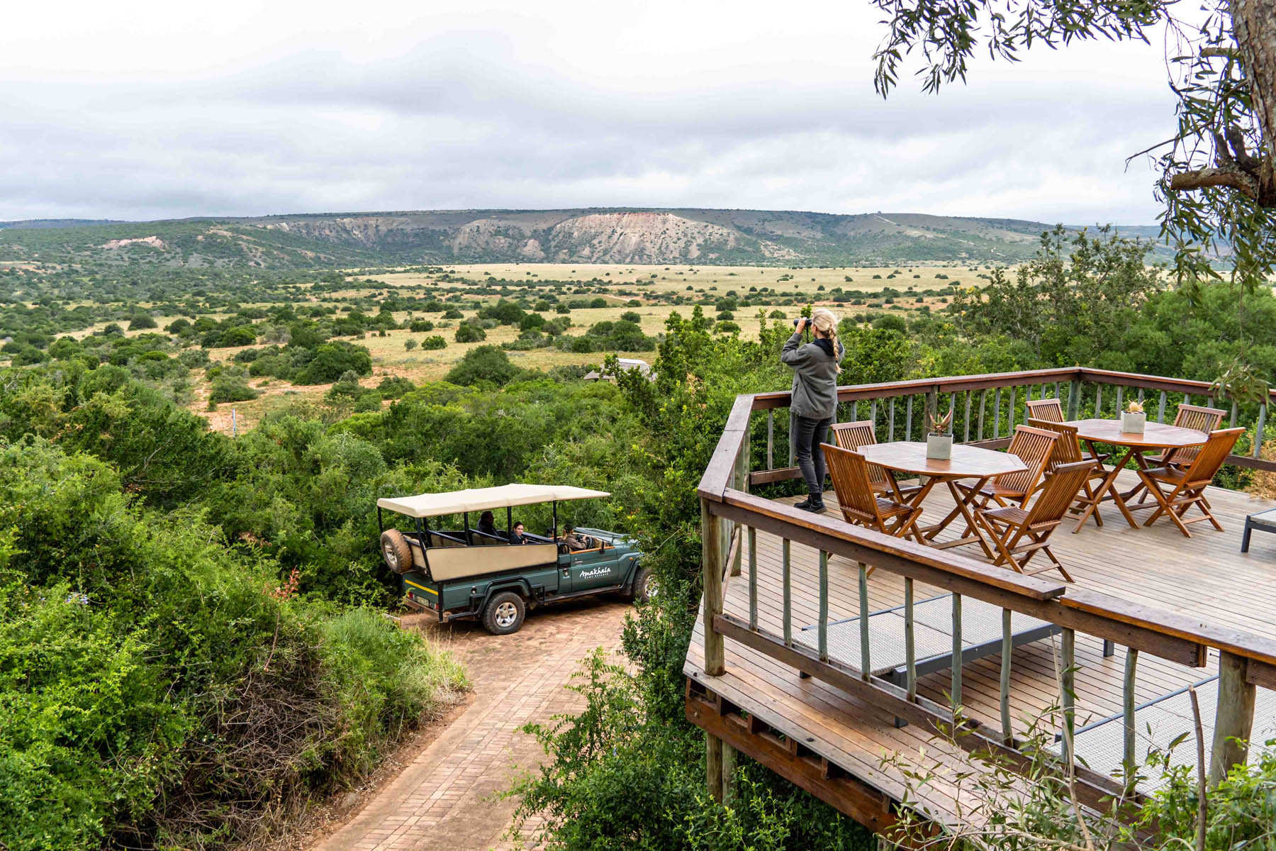 Amakhala Game Reserve   Woodbury Lodge View