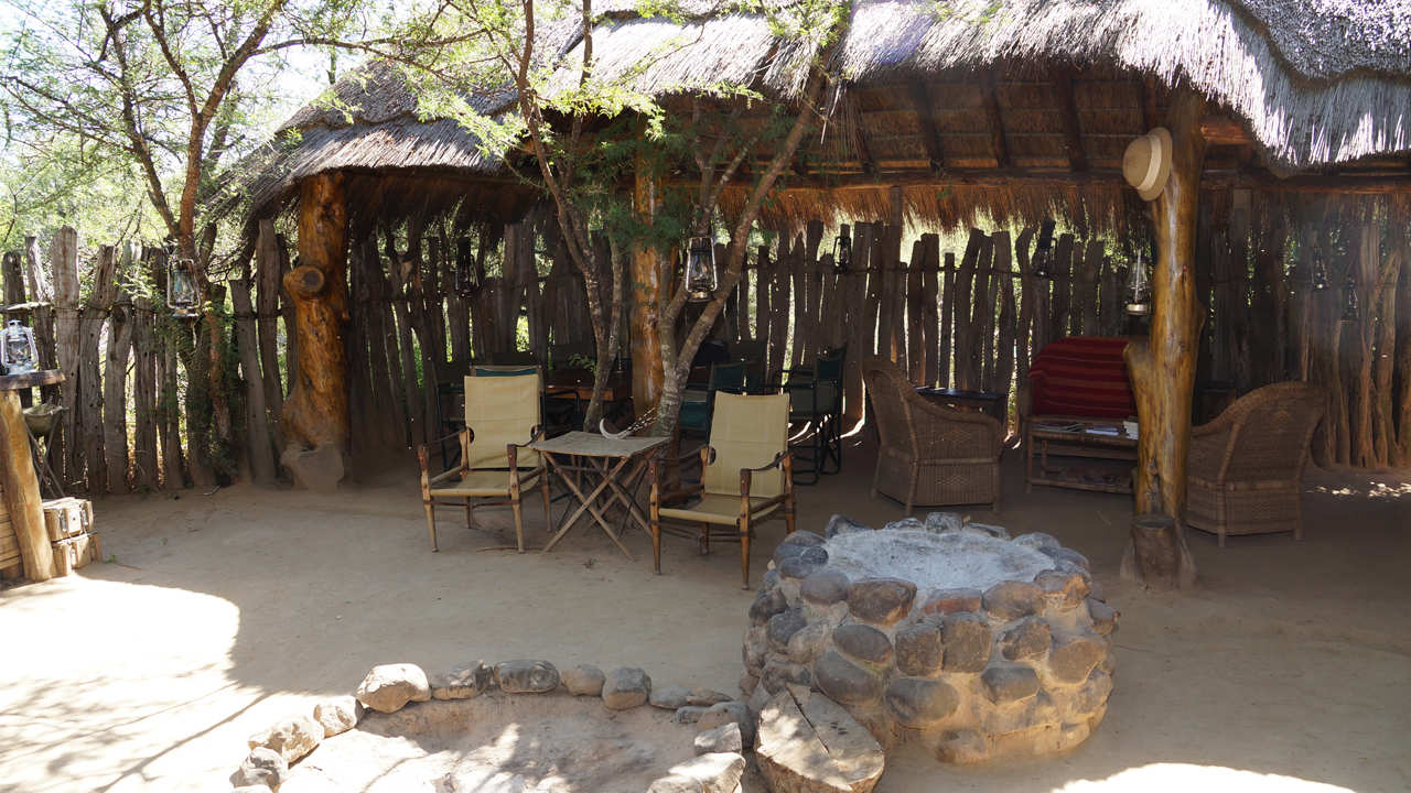 Amakhala Game Reserve Quatermains Safari Camp Boma Area